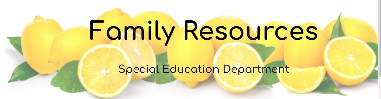 Family Resources for Sped